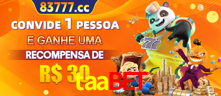 Banner institucional da taabet sobre parceria de marcas e criação de uma marca de excelência, apresentando os mascotes de jogos populares como o Fortune Tiger.